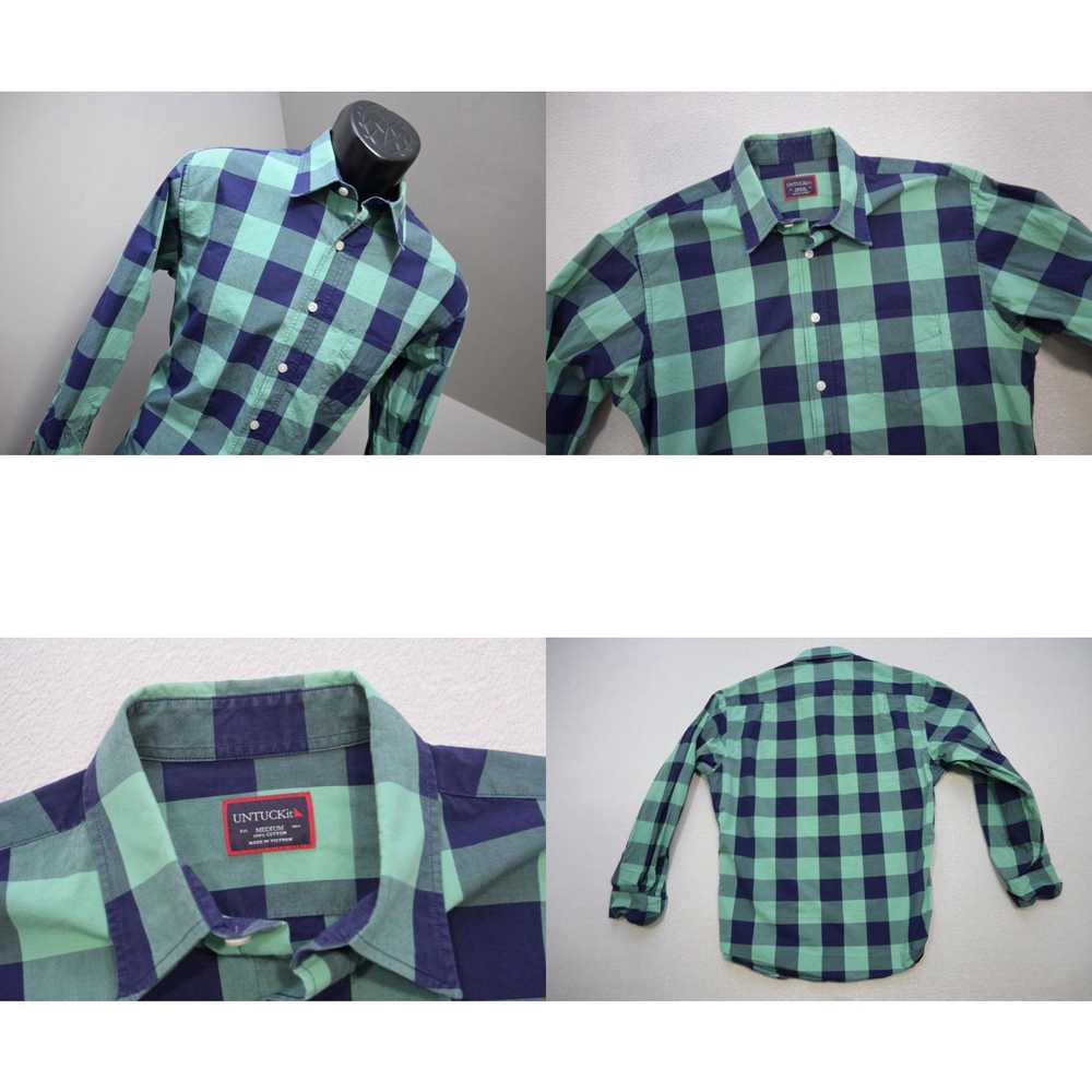 UNTUCKit UntuckIt Dress Shirt Designer Plaid Clas… - image 4