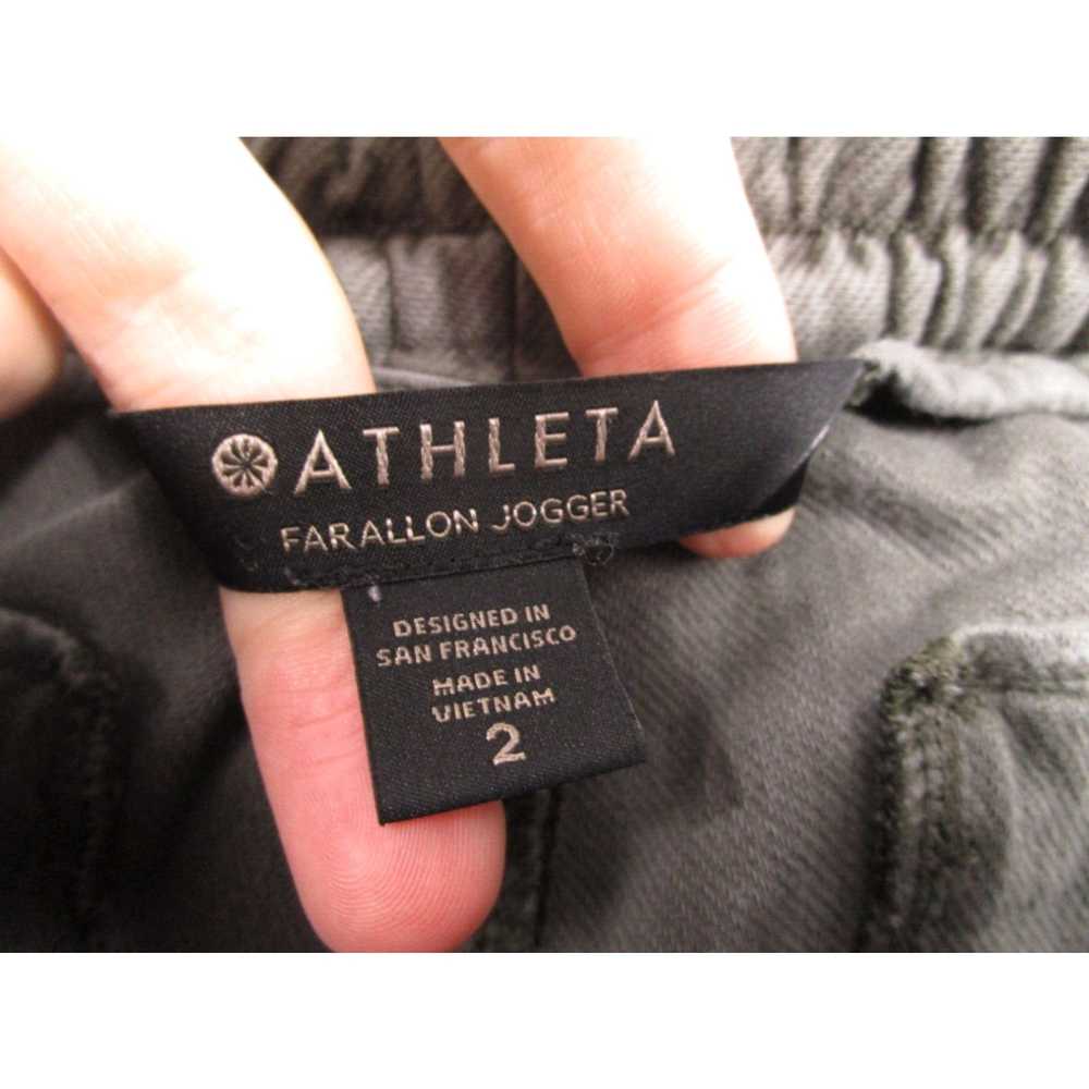 Athleta Athleta Pants Womens 2 Green Farallon Jog… - image 4