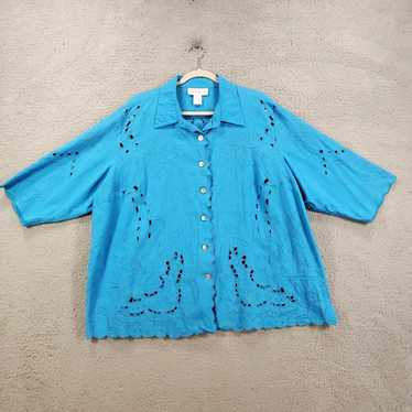 Susan Graver Susan Graver Style Blouse Womens 3X B