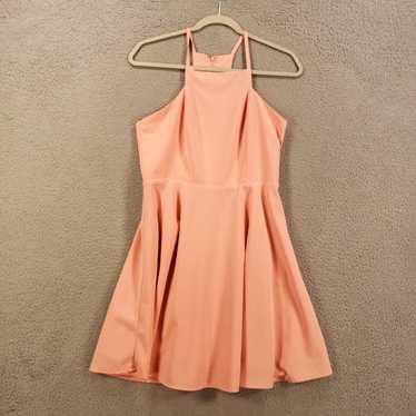 Lulus Lulus Dress Womens Medium Peach Back Zip Li… - image 1