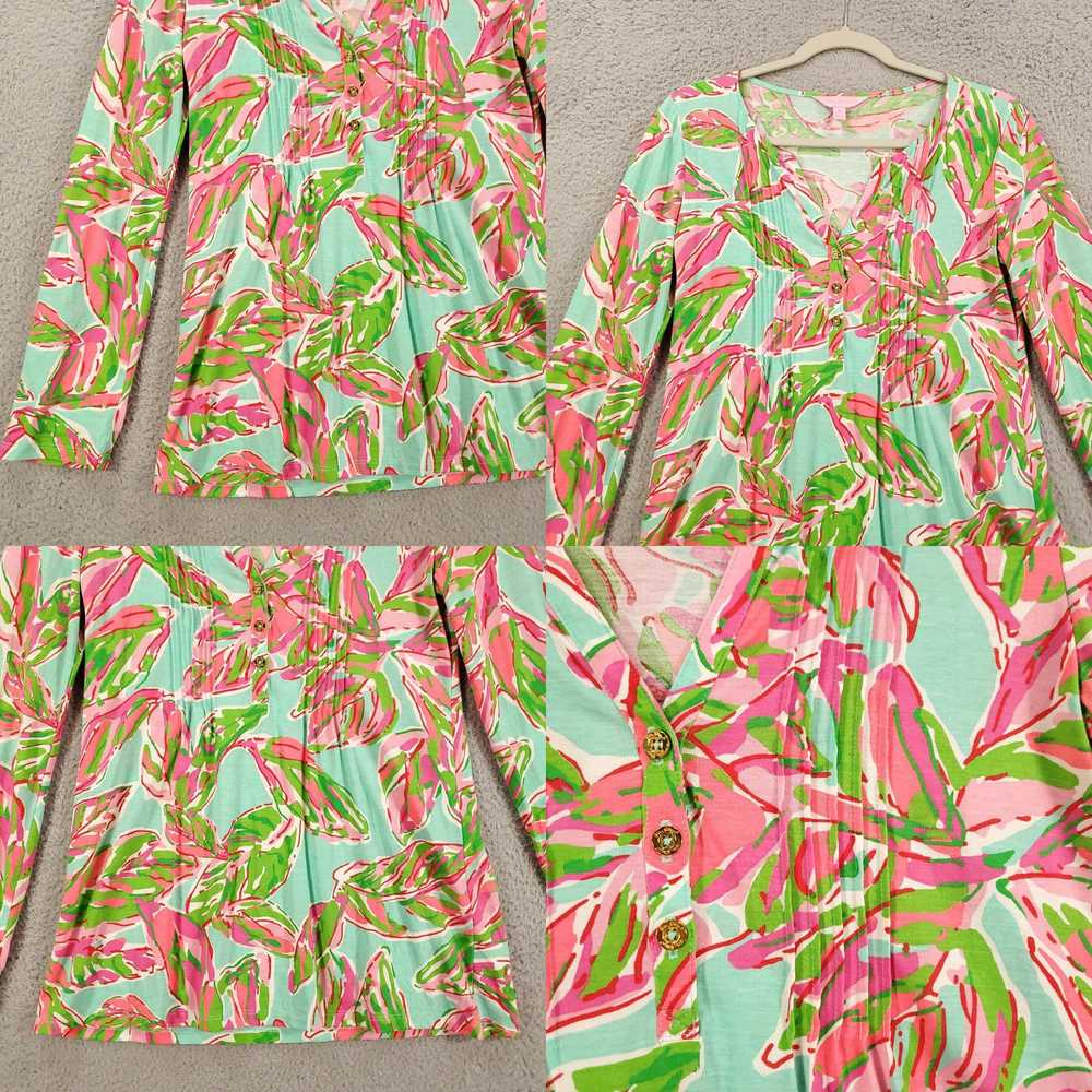 Lilly Pulitzer Lilly Pulitzer Tunic XS Pink Green… - image 4