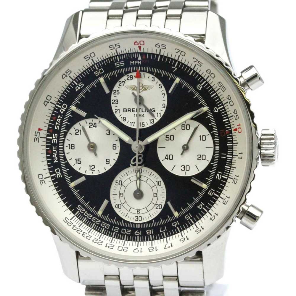 Breitling Polished BREITLING Navitimer Twin Sixty… - image 1