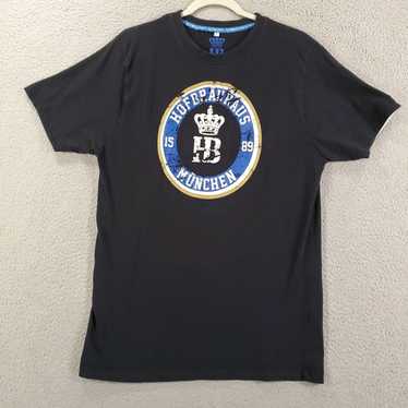 Vintage Hofbrauhaus Munchen Shirt Mens Large Dark… - image 1