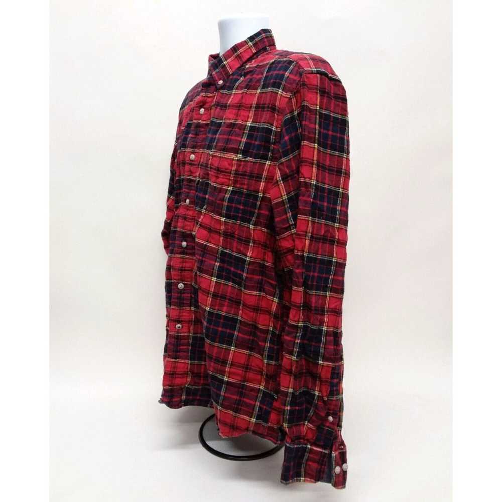 Nautica Men's XL Nautica Long Sleeve Red Plaid Ca… - image 2