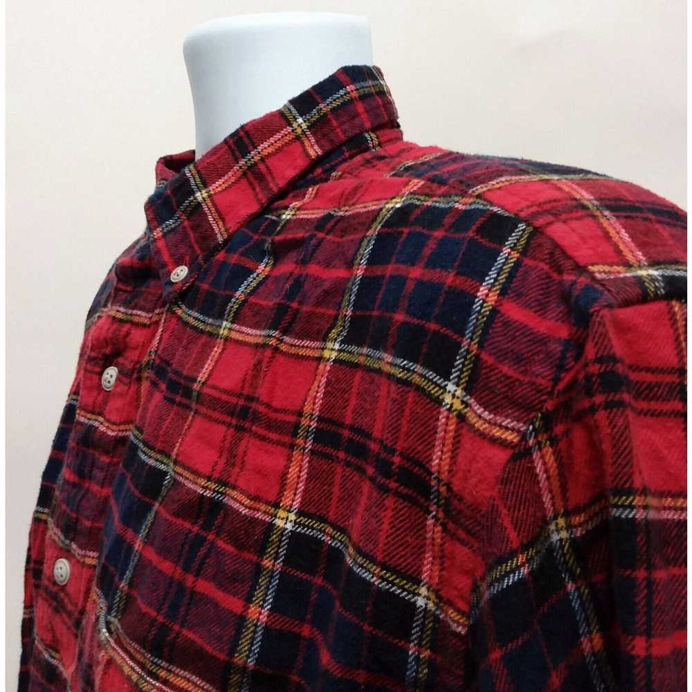 Nautica Men's XL Nautica Long Sleeve Red Plaid Ca… - image 3