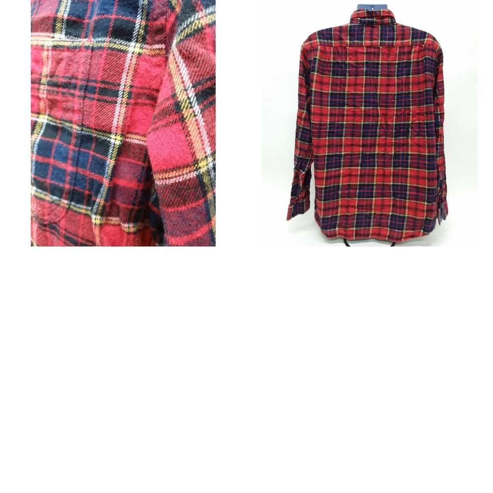 Nautica Men's XL Nautica Long Sleeve Red Plaid Ca… - image 4