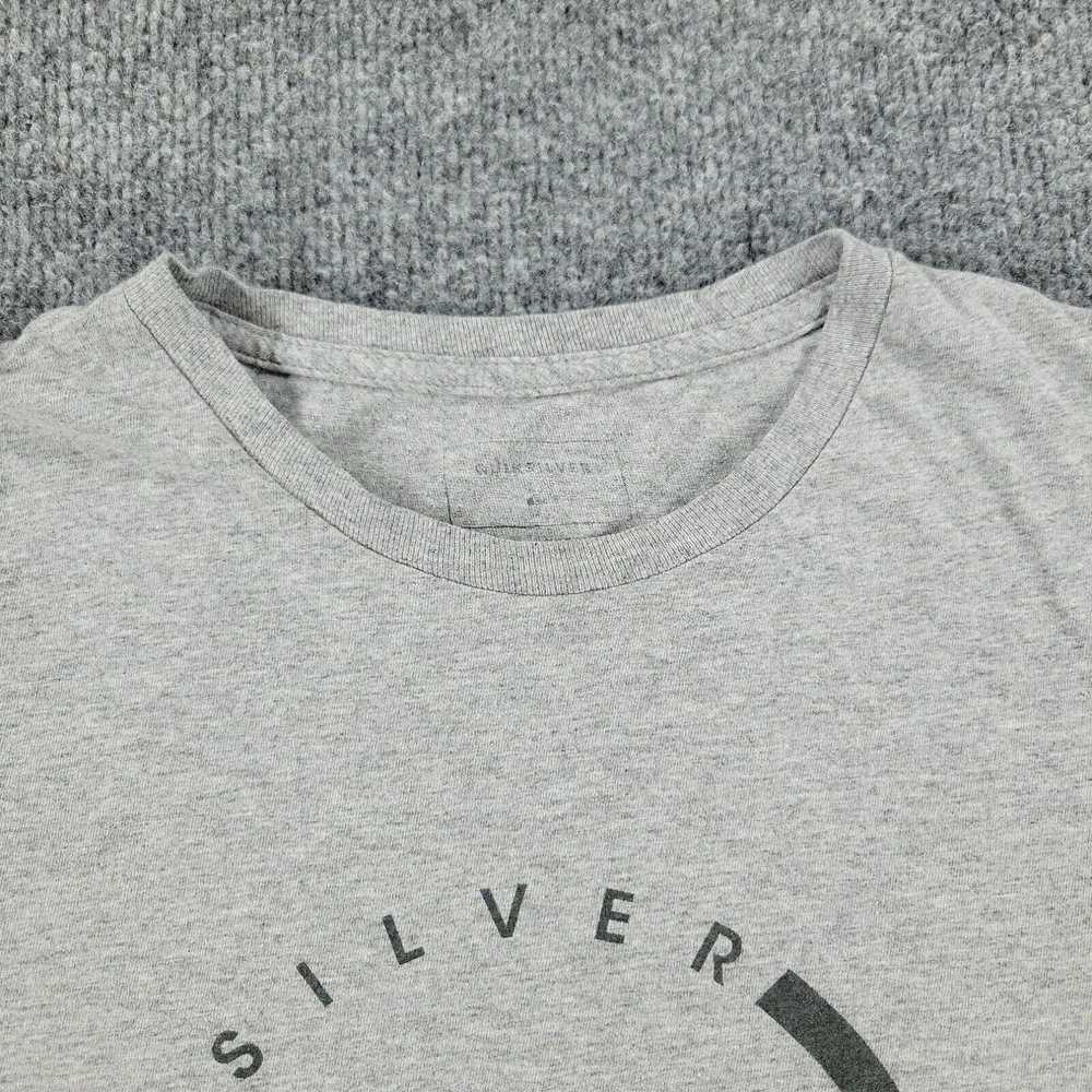 Quiksilver Quiksilver Shirt Men's Large Gray Logo… - image 3