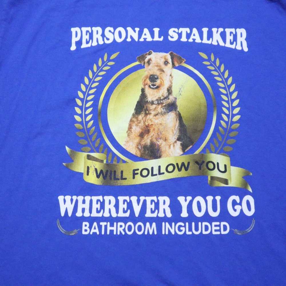 Gildan "Personal Stalker..." Airedale Terrier Dog… - image 1