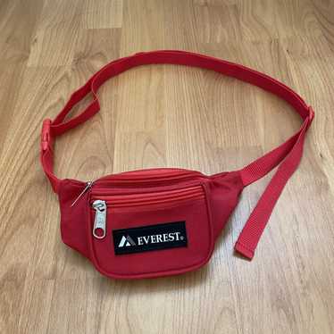 Vintage Everest Logo Mini Red Fanny Pack