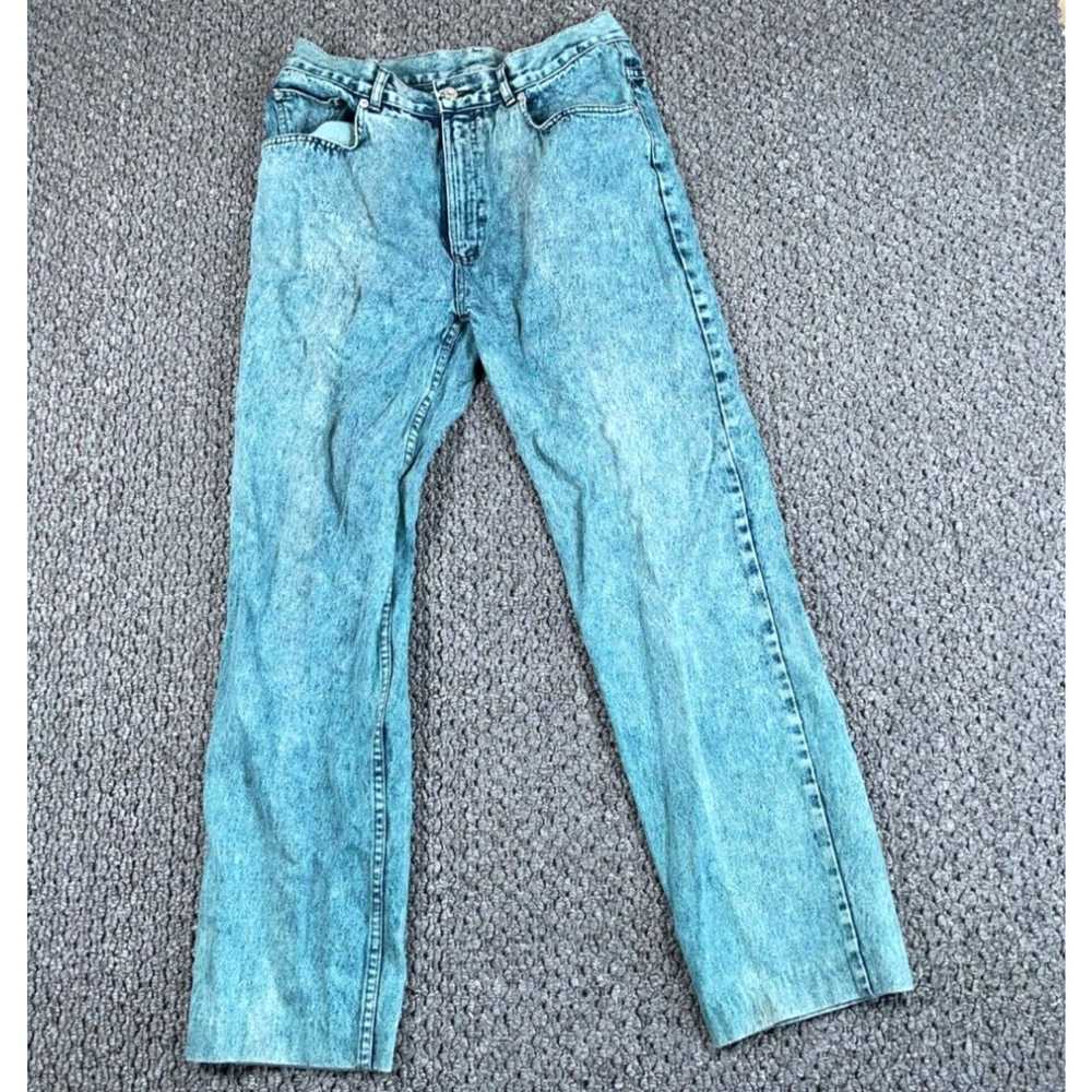 Etro VTG 90s Acid Washed Tapered Leg Jeans Men's … - image 2