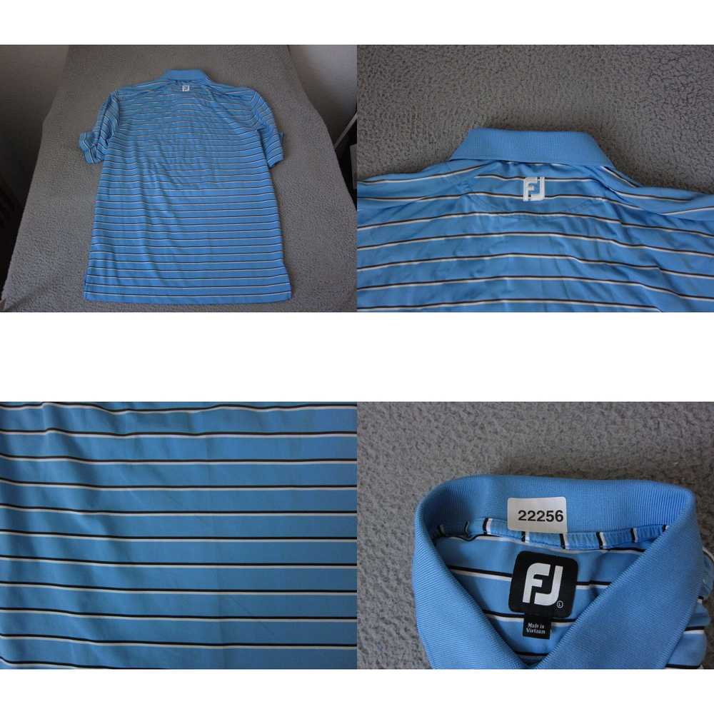 Footjoy FootJoy Polo Shirt Adult Large Blue White… - image 8