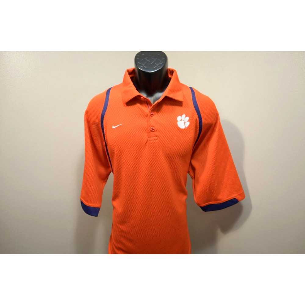 Nike Nike Golf Polo Dri Fit Performance Clemson T… - image 2