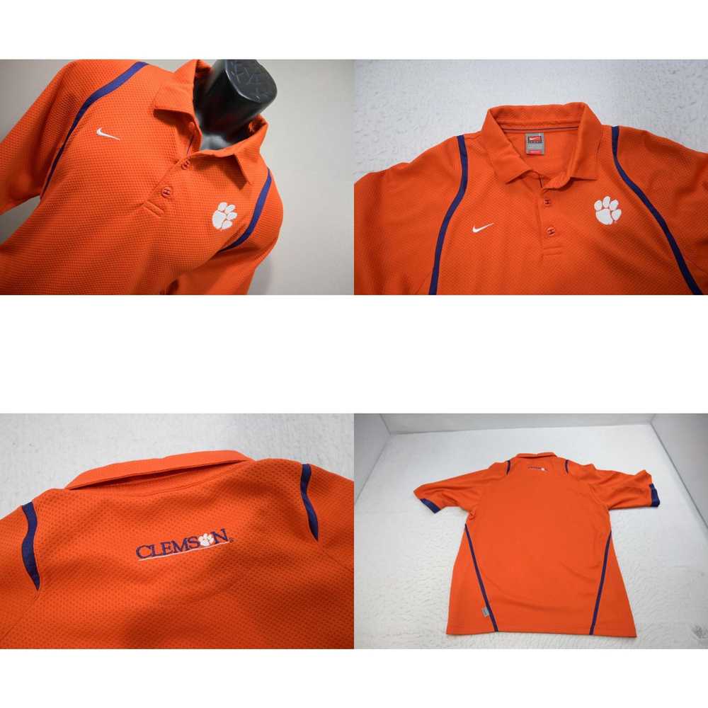 Nike Nike Golf Polo Dri Fit Performance Clemson T… - image 4