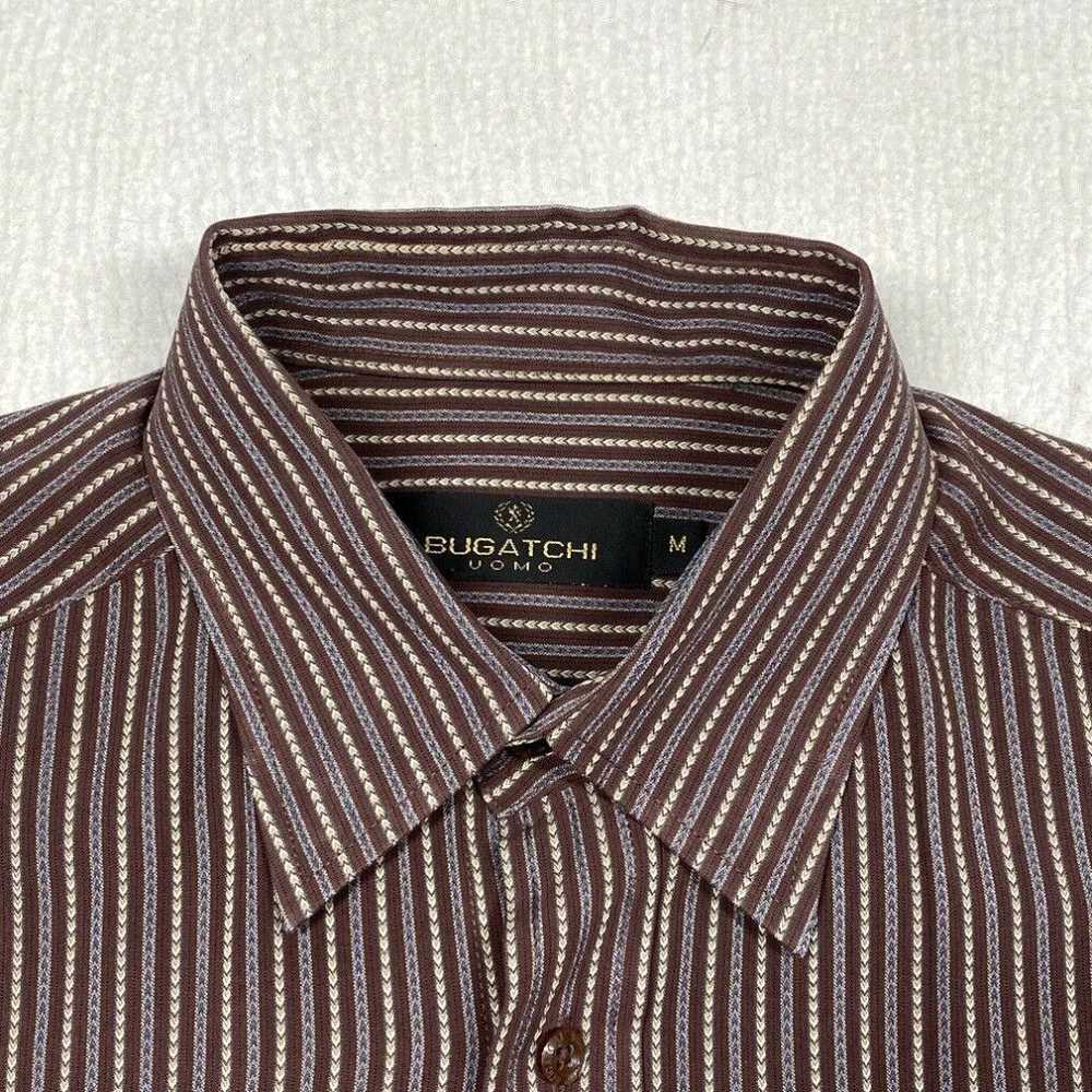 Bugatchi Bugatchi Uomo Shirt Mens Medium Brown St… - image 3