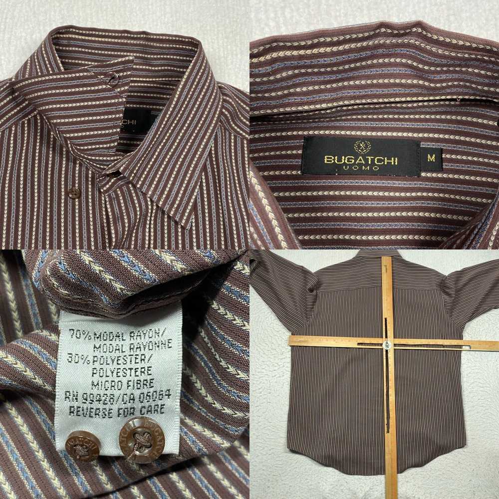 Bugatchi Bugatchi Uomo Shirt Mens Medium Brown St… - image 4