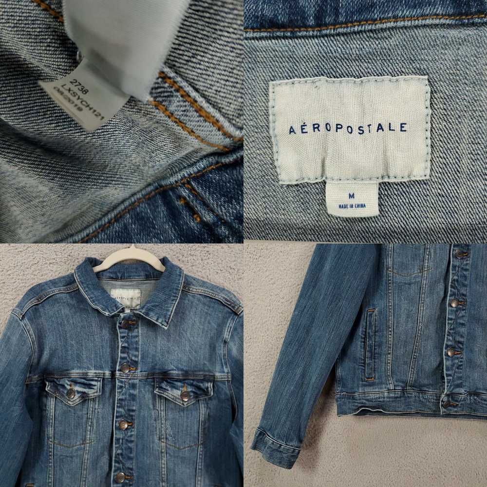 Vintage Aeropostale Jacket Womens Medium Denim Bu… - image 4