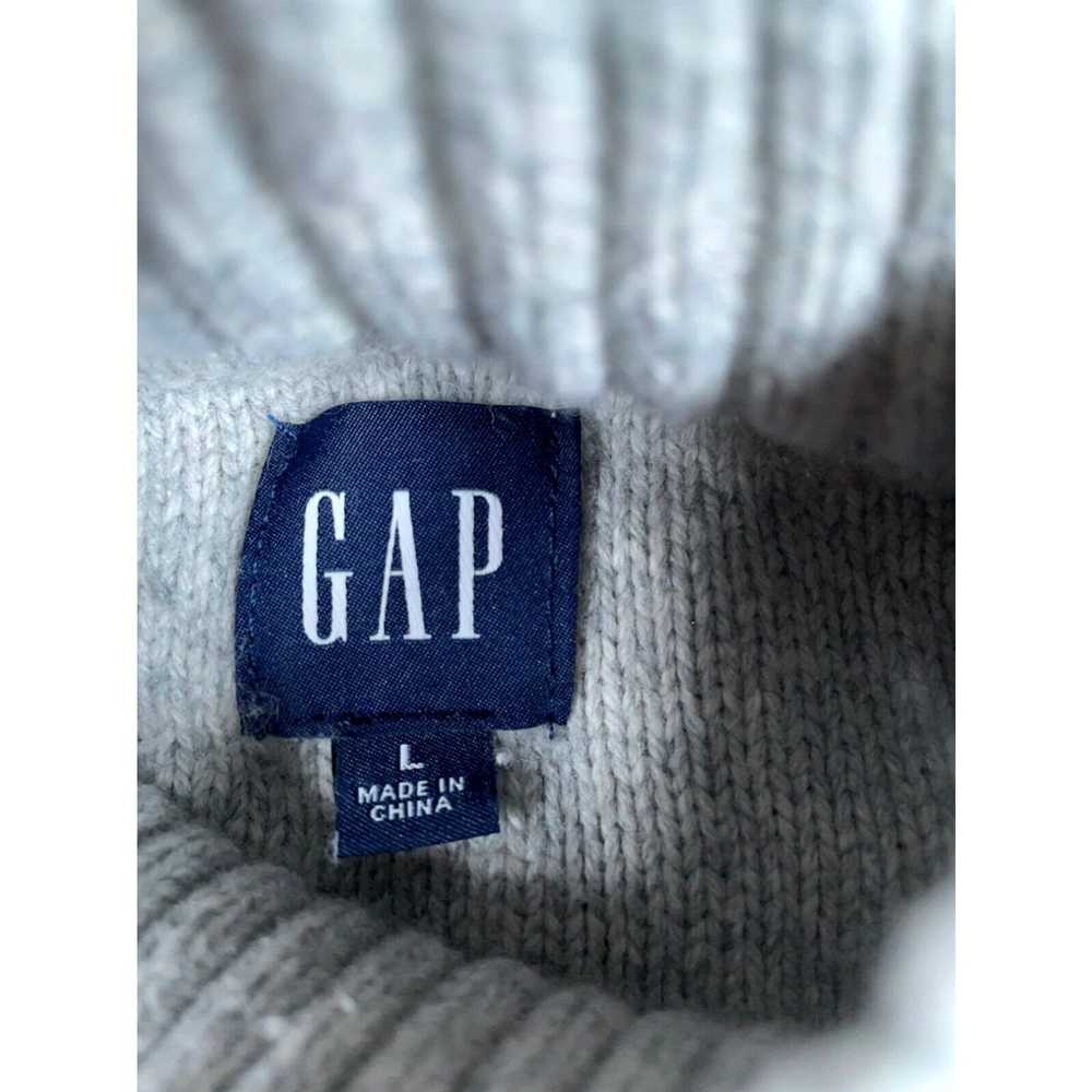 Gap GAP Cable Knit Mock Neck Sweater Adult Large … - image 3