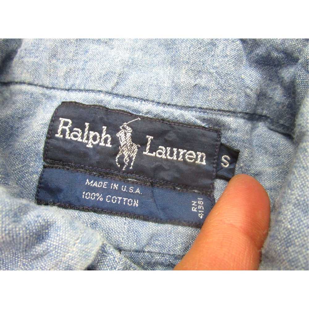 Ralph Lauren VINTAGE Ralph Lauren Shirt Mens Smal… - image 6