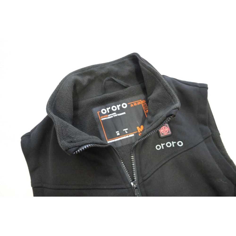 Vintage Ororo Fleece Vest Blue Full Zip Camp Swea… - image 2