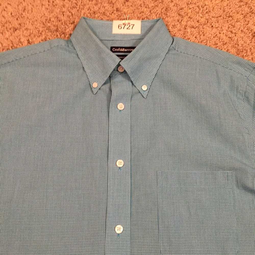 Croft & Barrow Croft & Barrow Shirt Mens Medium B… - image 3