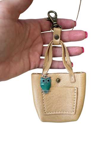 Portland Leather Teeny Tiny Tote Keychain