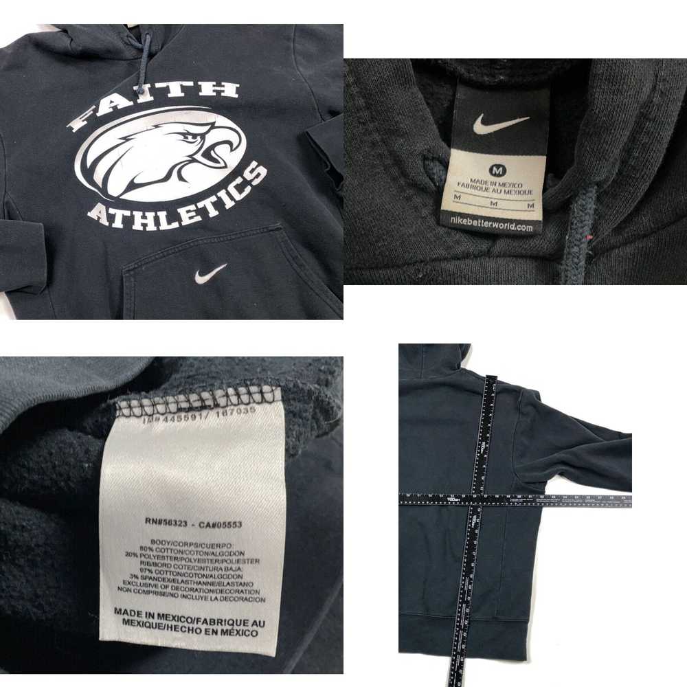 Nike Nike Black Center Swoosh Pullover Hoodie Swe… - image 4