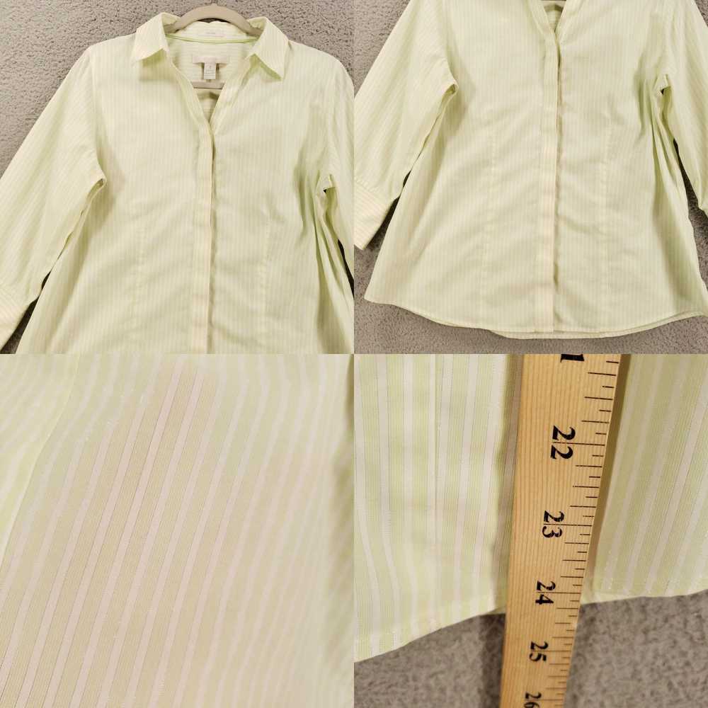 Vintage Chico's 1 Button Up Womens Medium Green W… - image 4