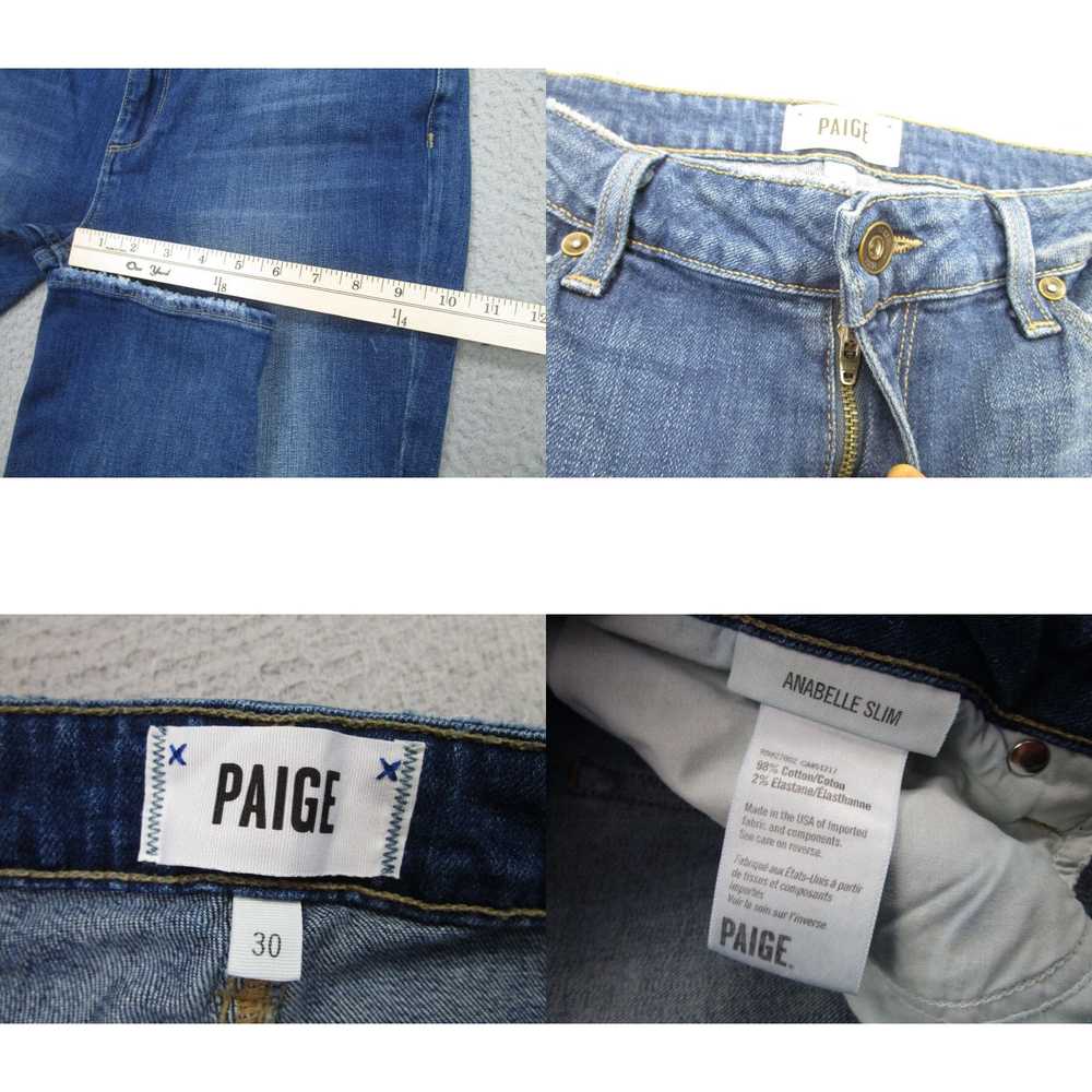 Paige Paige Jeans Womens 30 Blue Stonewash Whiske… - image 8