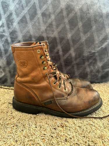 Ariat × Vintage Ariat Cascade Leather Work Boots