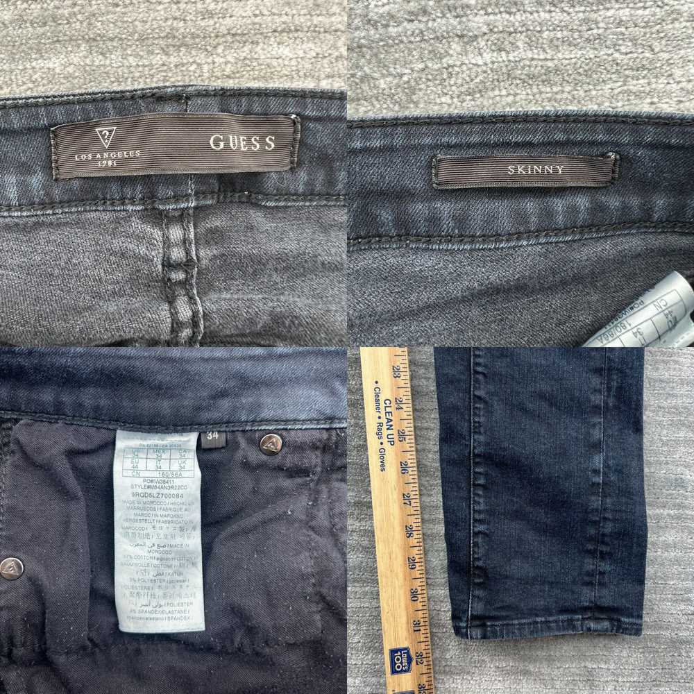 Guess Guess Jeans Size 34 Mens Slim Tapered Mid R… - image 4