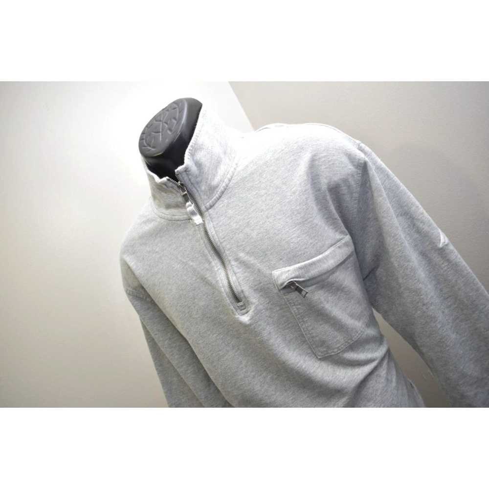 Nautica Nautica Zip Neck Pullover Sweater Gray Lo… - image 1