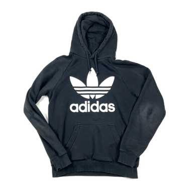 Adidas adidas Black White Trefoil Logo Pullover H… - image 1