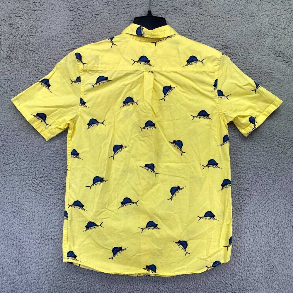 Vintage Stussy Mens Hawaiian Shirt Small Yellow F… - image 5