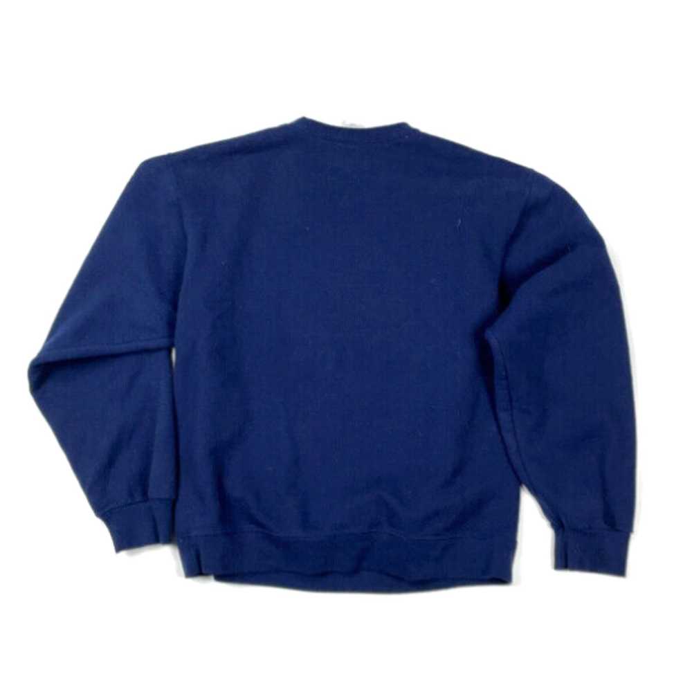 Jerzees 90s Wolf Pack Blue Pullover Sweatshirt Wo… - image 3