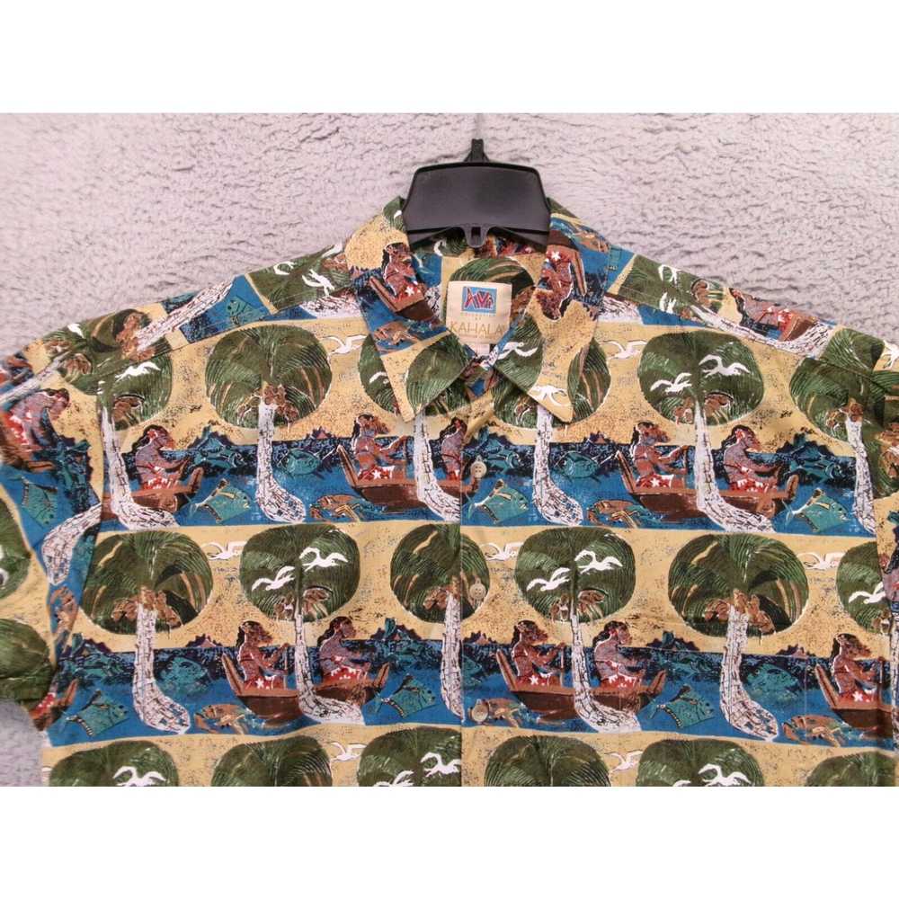 Vintage Avi Kahala Hawaiian Shirt Mens XL Handcra… - image 2