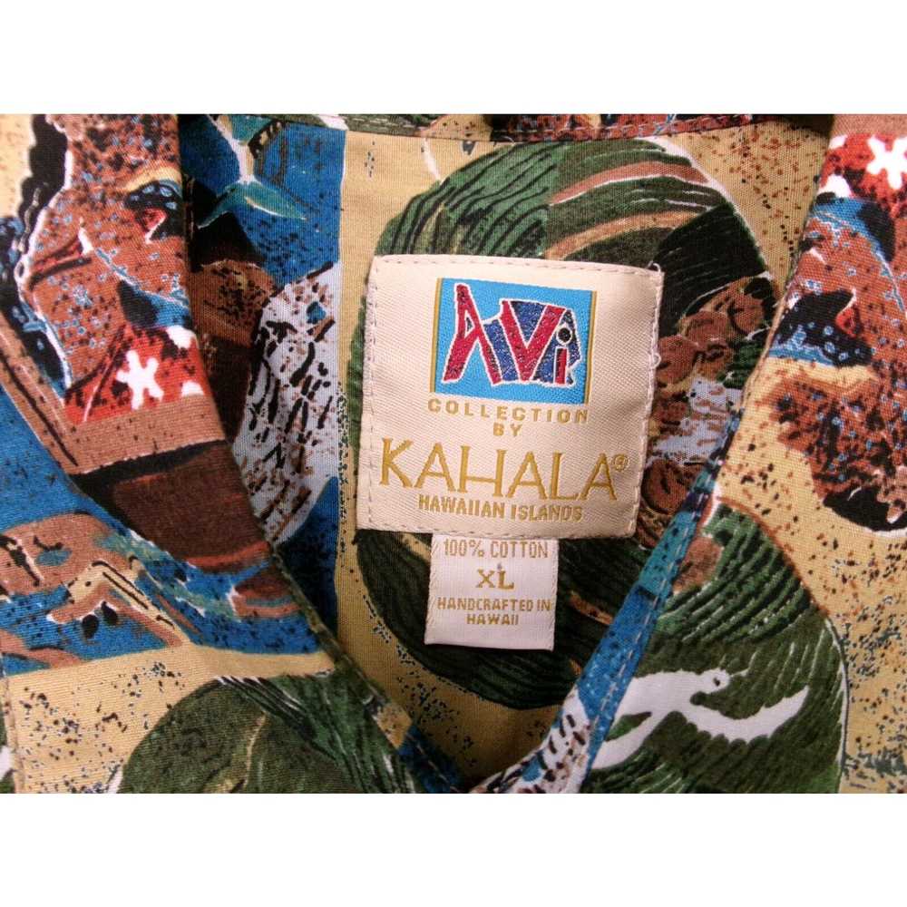 Vintage Avi Kahala Hawaiian Shirt Mens XL Handcra… - image 5