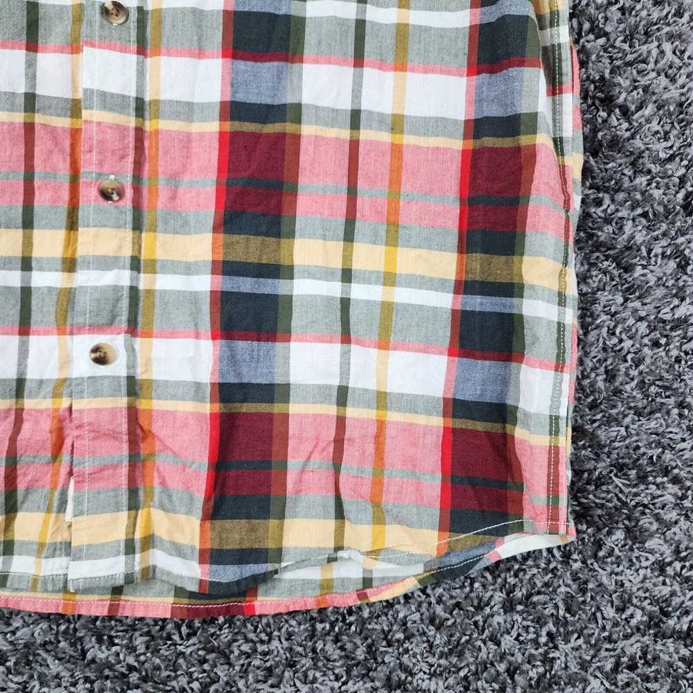 Vintage Woolrich Mens Red Green Plaid Short Sleev… - image 2