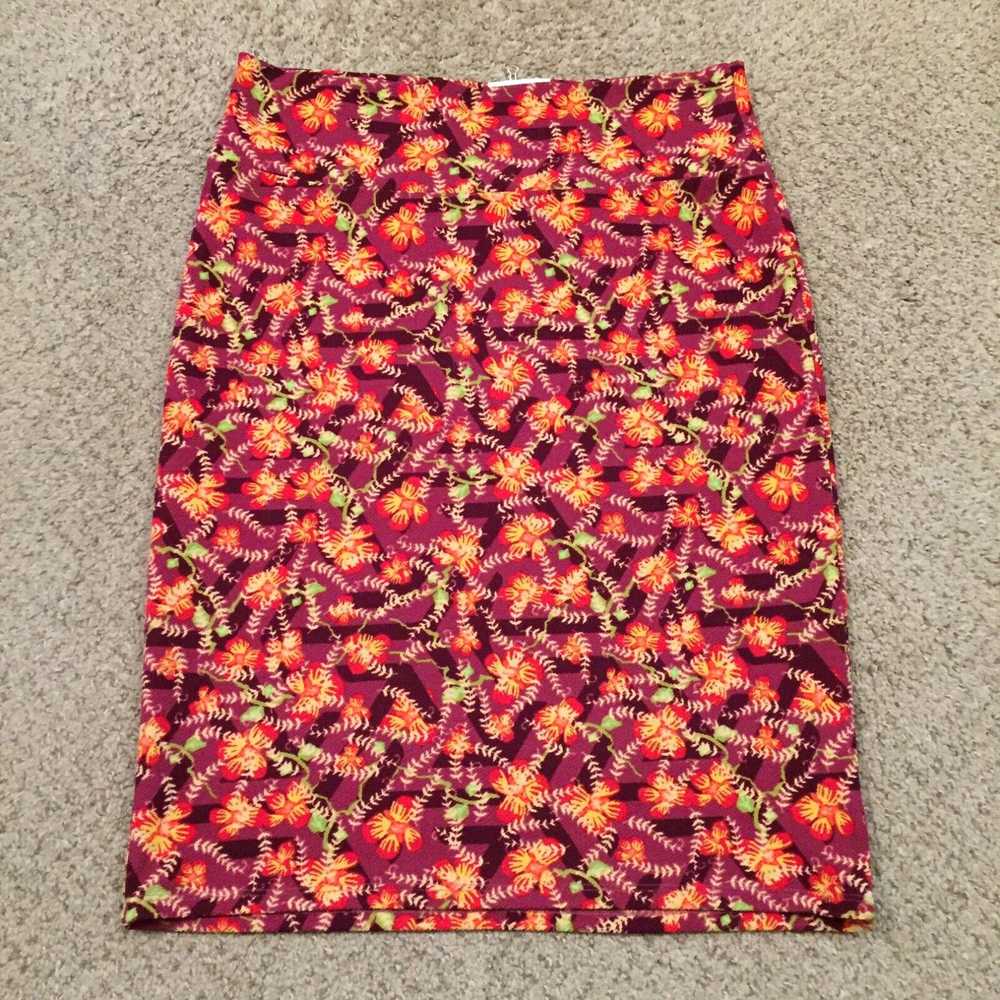 Vintage LuLaRoe Cassie Skirt XL Knee Length Unlin… - image 1