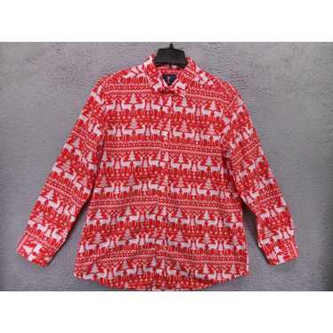 Simons Simon Banks Christmas Shirt Mens XL Button… - image 1