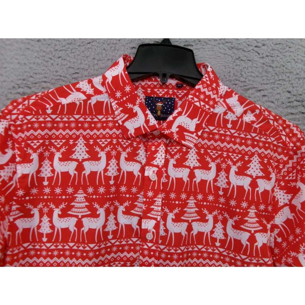 Simons Simon Banks Christmas Shirt Mens XL Button… - image 2