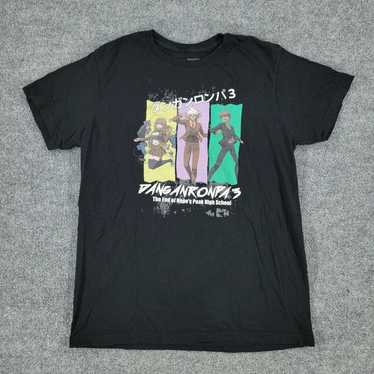 Vintage Danganronpa 3 Shirt Men's Large Black Ani… - image 1