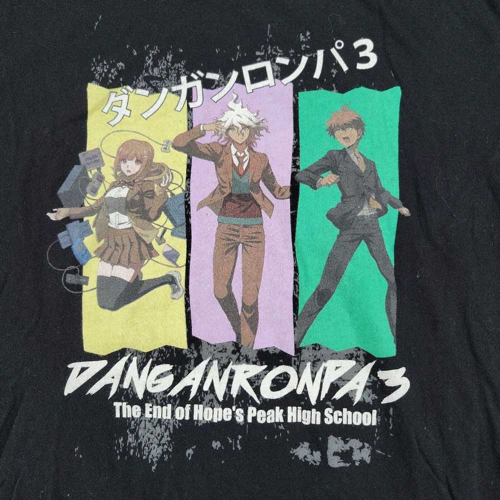 Vintage Danganronpa 3 Shirt Men's Large Black Ani… - image 2