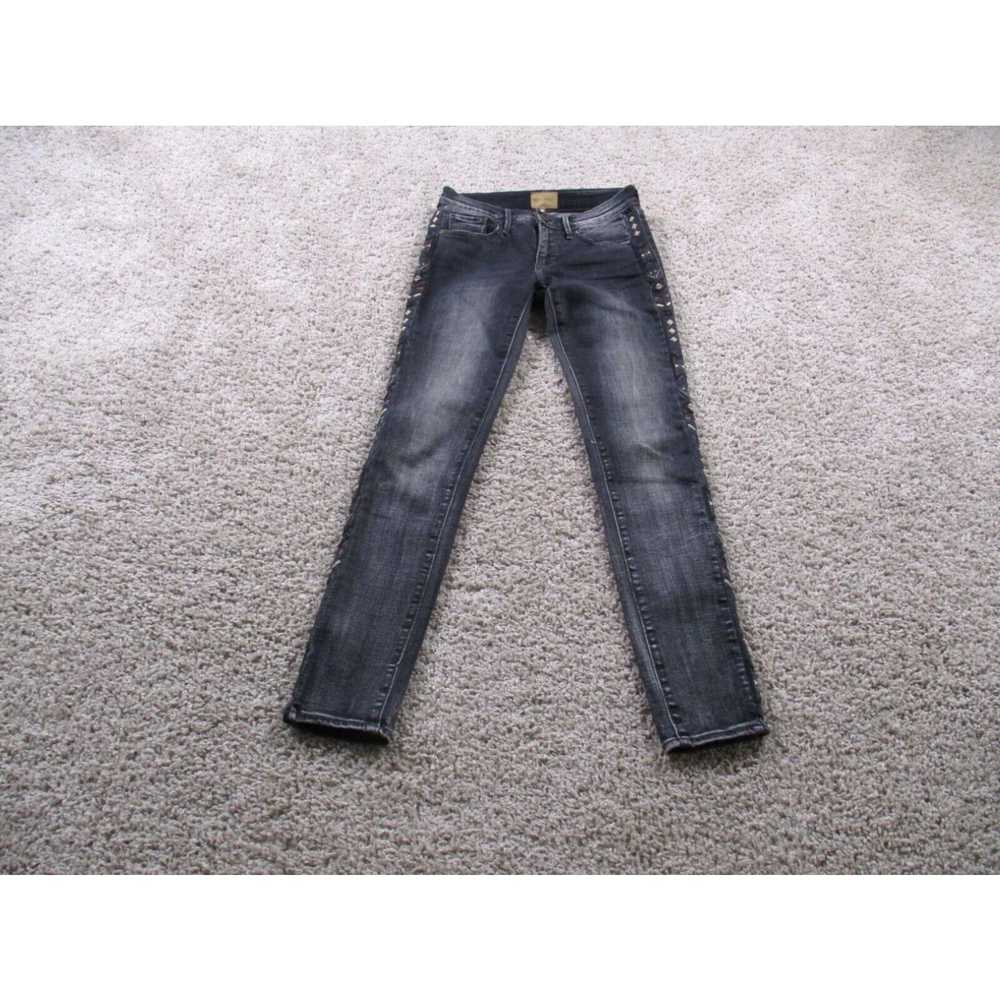 Vintage Driftwood Jeans Womens 24 Gray Marilyn Sk… - image 1