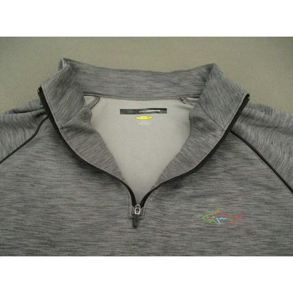 Vintage Greg Norman Adult Medium Gray Long Sleeve… - image 2