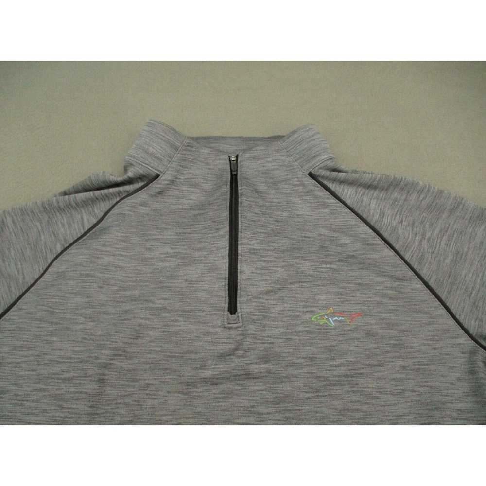 Vintage Greg Norman Adult Medium Gray Long Sleeve… - image 3