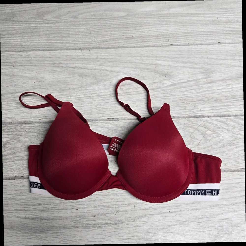 Tommy Hilfiger Tommy Hilfiger Women Bra 34B Red U… - image 1