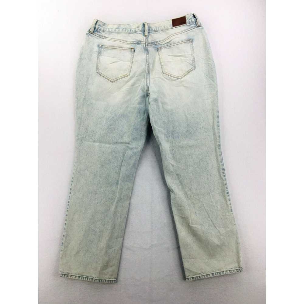 Vintage Lands End Jeans Womens 16 High Rise Strai… - image 2