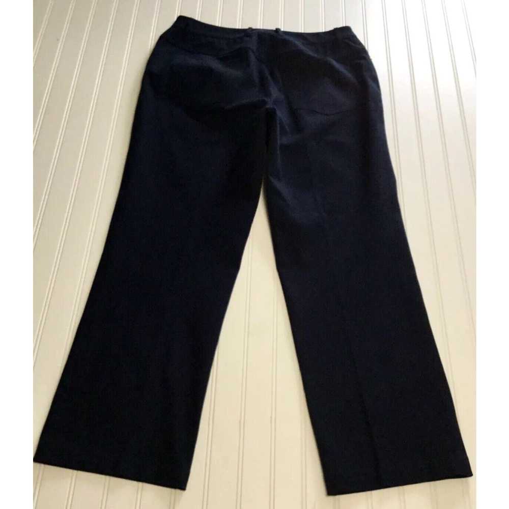 Vintage St John Sport Dark Navy Blue Wide Leg Den… - image 2