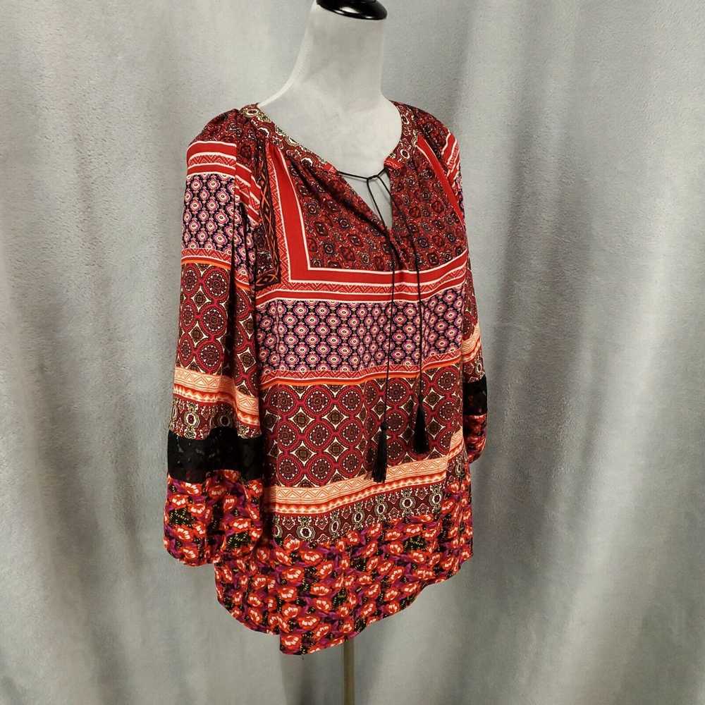 Vintage Figueroa And Flower Blouse Womens Medium … - image 1