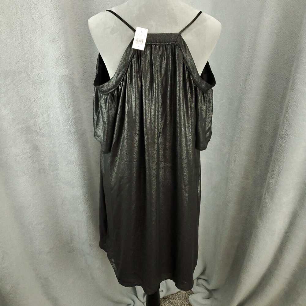 Loft New Loft Dress Womens Medium Dark Gray Shimm… - image 3